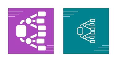Network Diagram Vector Icon