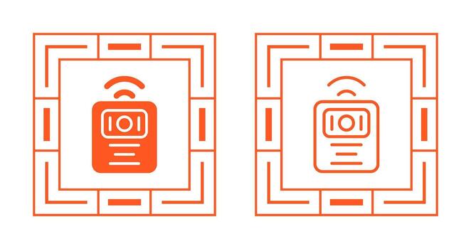 inalámbrico intercomunicador vector icono