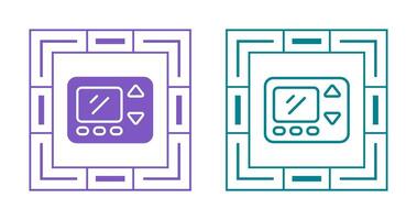 Smart Thermostat Vector Icon