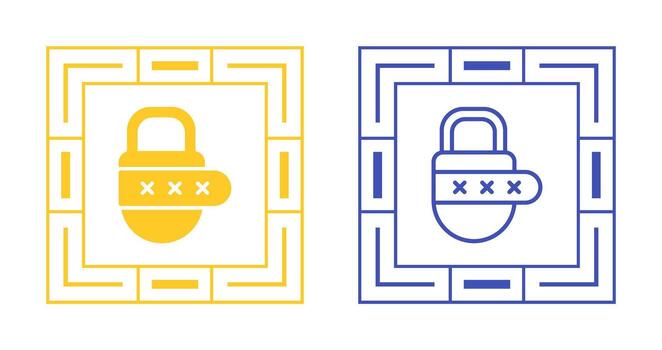 icono de vector de bloqueo inteligente