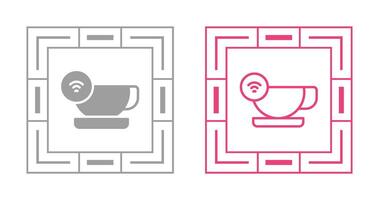 Smart Coffee Mug Vector Icon