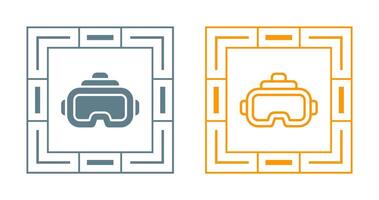 Virtual Reality Headset Vector Icon