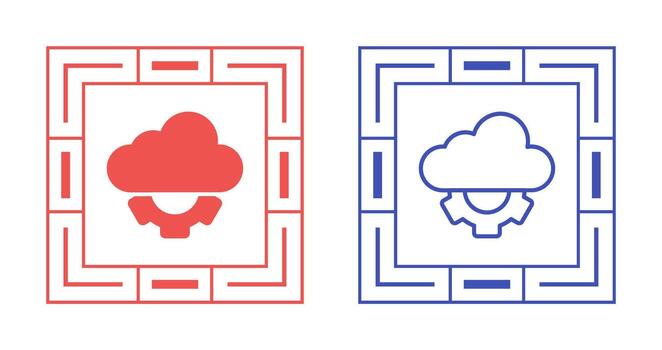 Cloud API Vector Icon