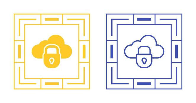 Private Cloud Vector Icon