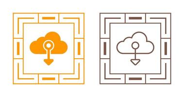 Cloud Native Vector Icon