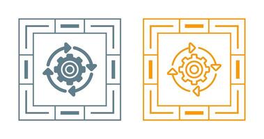 continuo integración vector icono