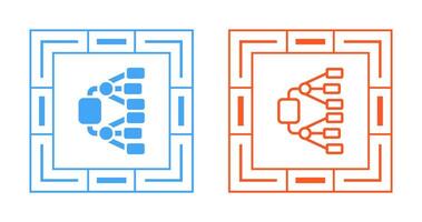 Network Diagram Vector Icon