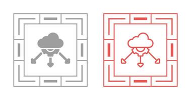 Network Load Balancing Vector Icon