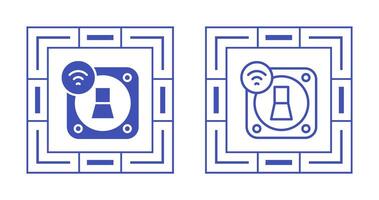 Smart Light Switch Vector Icon