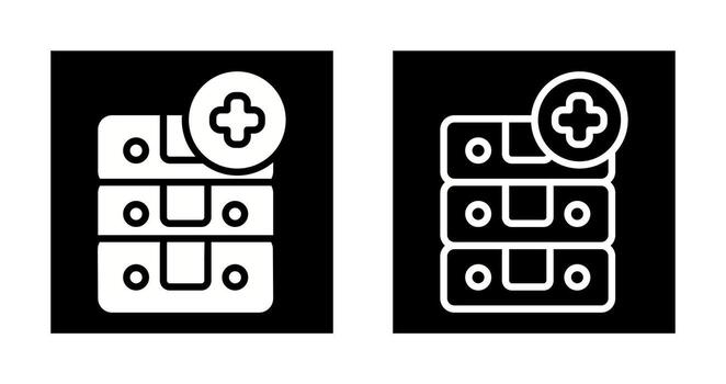 icono de vector de base de datos