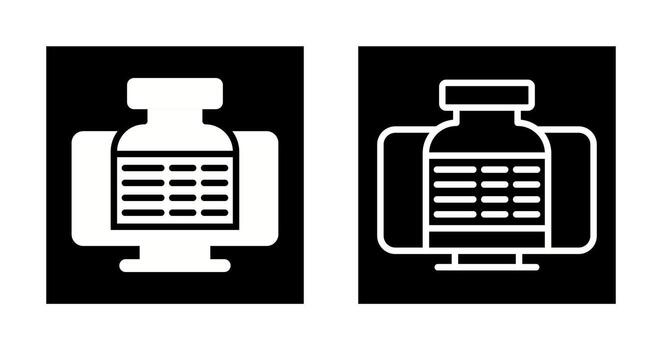 icono de vector de computadora