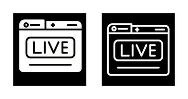 Live Stream Vector Icon