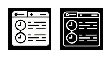 Timeline Vector Icon