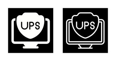 UPS vector icono