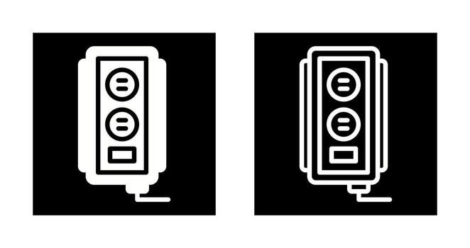 icono de vector de enchufe