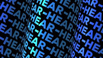 Kinetic Gradient Text Typography Background Animation video