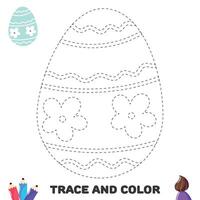 trace and color egg6 vector