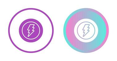 Lightning bolt Vector Icon