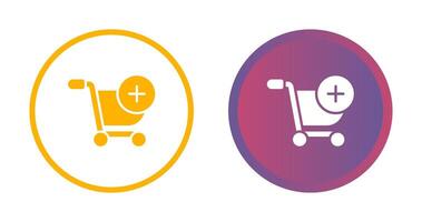 Shoping Cart Add Vector Icon