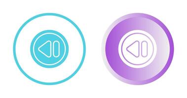 Rewind Button Vector Icon