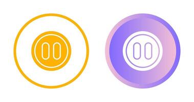 Pause Button Vector Icon