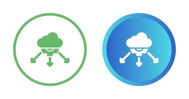 Network Load Balancing Vector Icon