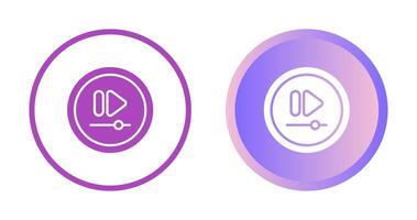 Video Fast Forward Button Vector Icon