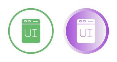 User Interface Design Vector Icon