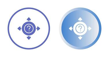 Uncertainty Vector Icon