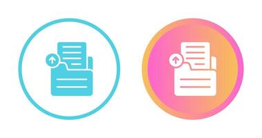 Document Upload Vector Icon