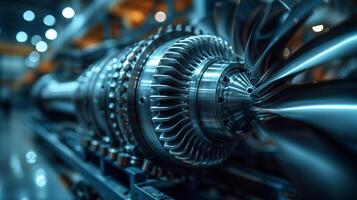 AI generated Precision Engineering.  The Heart of Modern Machinery photo