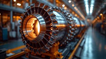 AI generated Precision Engineering.  The Heart of Modern Machinery photo