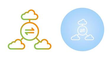 Multi-Cloud Vector Icon