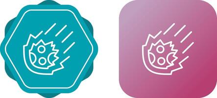 Meteor Vector Icon