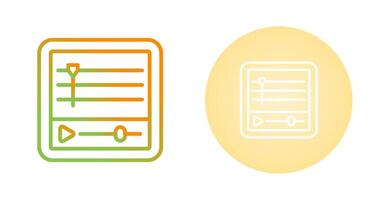 Timeline Vector Icon