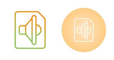Audio File Vector Icon
