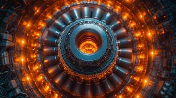 AI generated Precision Engineering.  The Heart of Modern Machinery photo