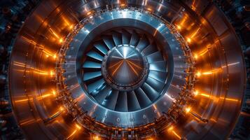 AI generated Precision Engineering.  The Heart of Modern Machinery photo