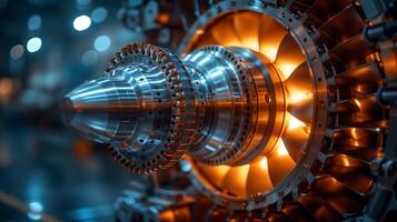 AI generated Precision Engineering.  The Heart of Modern Machinery photo