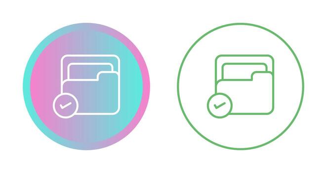 Accept Document Vector Icon