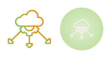 Network Load Balancing Vector Icon