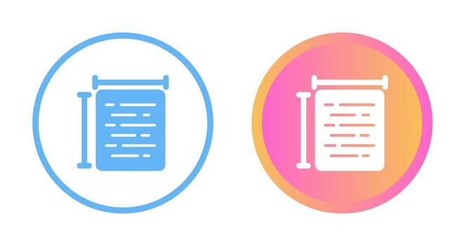 Document Size Vector Icon