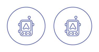 GPS Navigation Device Vector Icon