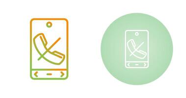 Call End Vector Icon