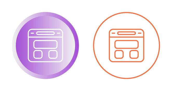 Browser Vector Icon