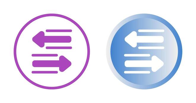 icono de flecha vector