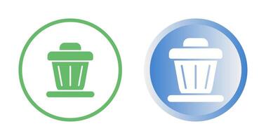 Trash bin Vector Icon