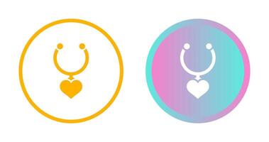 Heart Shaped Locket Vector Icon