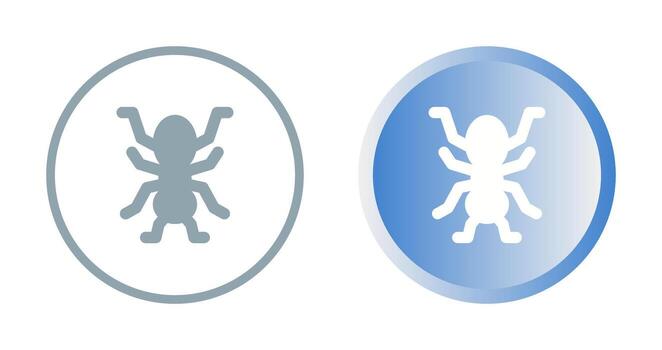 icono de vector de hormiga