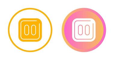 Pause Sqaure Vector Icon